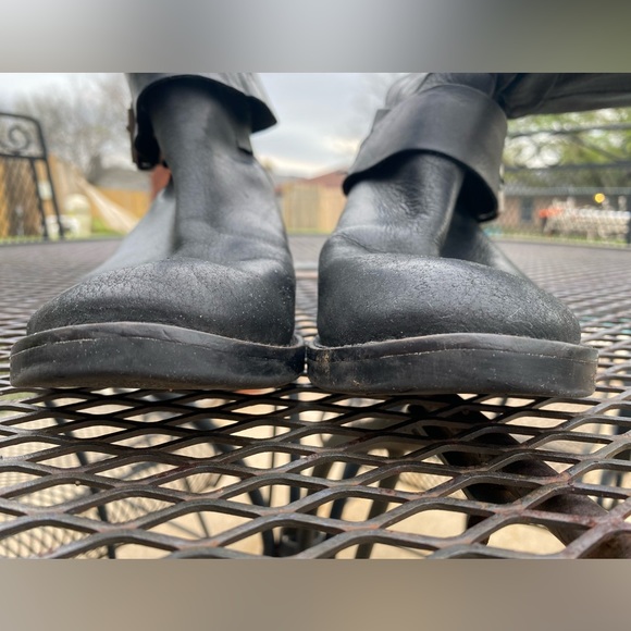 Matisse Engineer (Robbie) Side Buckle Black Leather Moto Biker Boots Size 6.5 - Picture 11 of 16